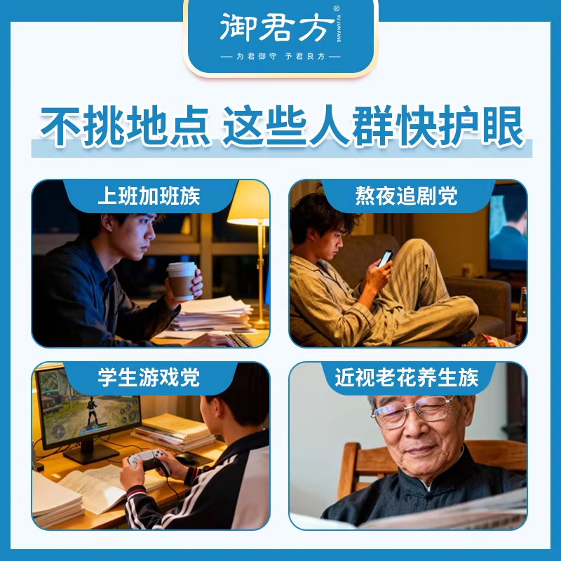 御君方百草明目贴™眼舒保健贴20贴装 1盒装