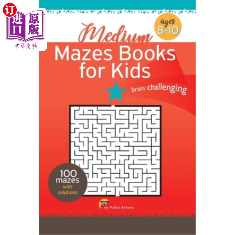 海外直订mazes books for kids: the maze activity books for kids