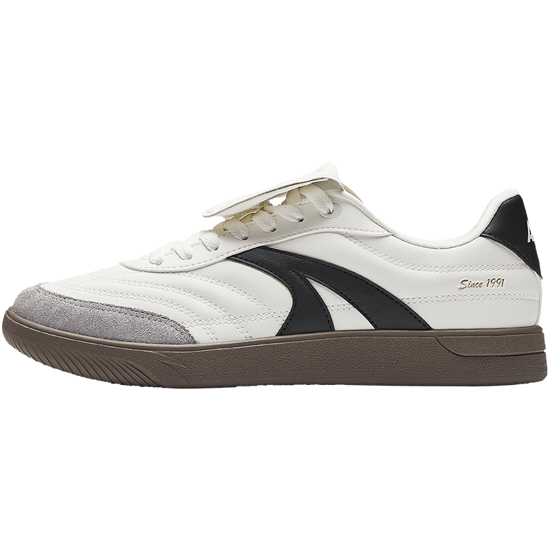 安踏（ANTA）雀躍蓋蓋鞋男板鞋時(shí)尚潮流薄底板鞋2026年夏季新款軟底休閑板鞋 【男款】象牙白/基礎(chǔ)黑/信鴿灰-2 43 (男9.5)