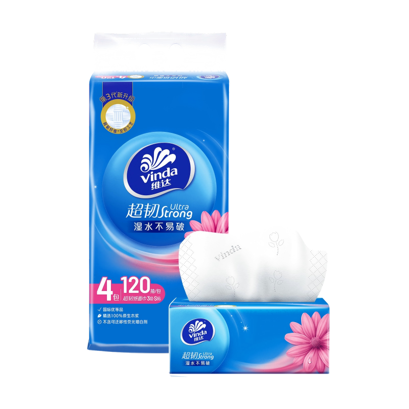 Vinda/ά�� ����120�� 3��S�� ��ֽ 4�� 9.9Ԫ