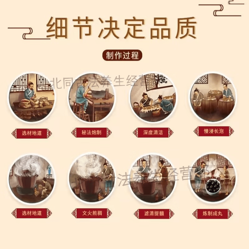 北京同仁堂芪明颗颗粒浓缩丸21袋冲剂芪明颗颗粒中成药食同源 200克发5瓶(买.3.送.2) 200瓶*3瓶