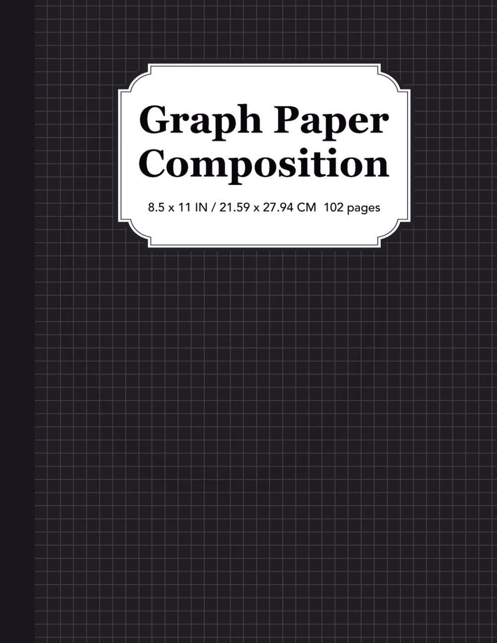 预售 按需印刷 graph paper composition notebook