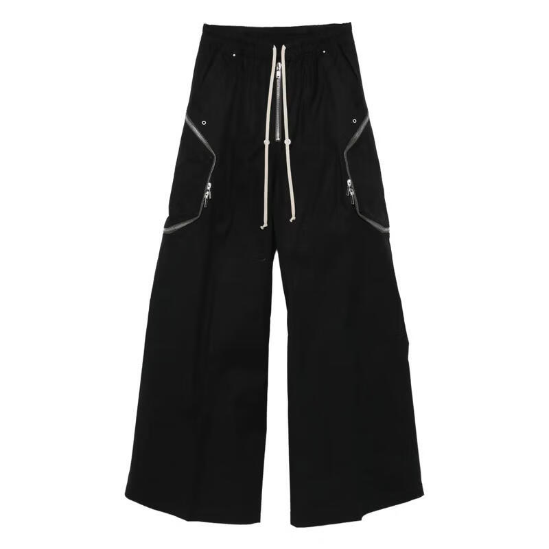 瑞克·欧文斯（RICK OWENS） SS26 轻奢 男士  黑色裤子 Black 20 | 48