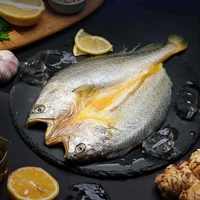 1号会员店宁德三去醇香黄鱼鲞净重750g共3条 地标认证大黄鱼年货节海鲜鱼类