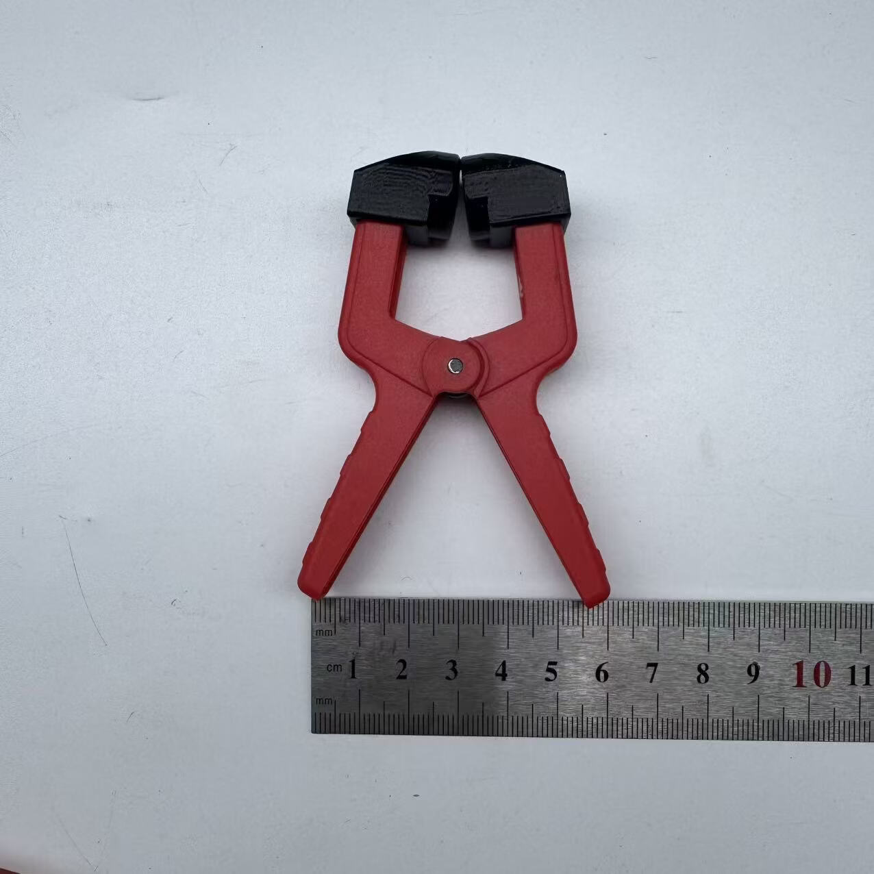 羽拳无患子固定夹开孔定位器手串方便工具红色 无患子开孔固定夹