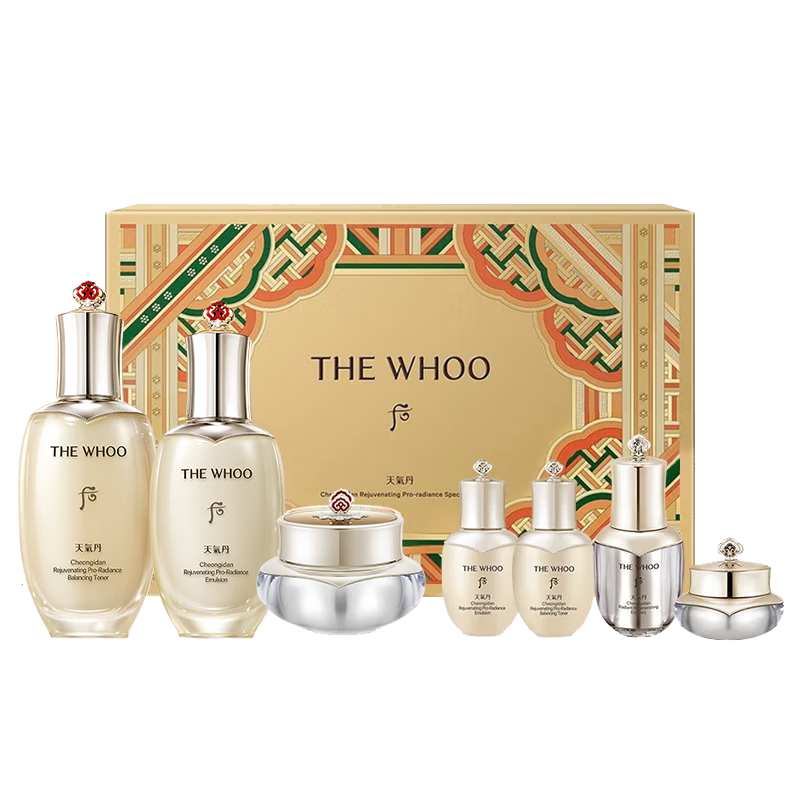 后Whoo天气丹水乳面霜精华7件套353ml 【最早限用至27年1月】