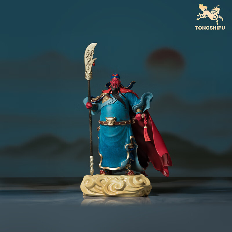 铜师傅《威震山河》客厅桌面铜关公摆件 家居工艺品 装饰摆件伴手礼物