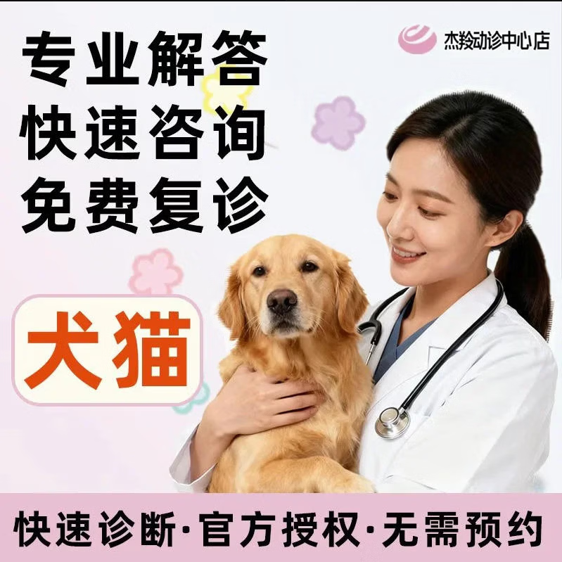 KR杰羚宠物医生兽医问诊在线咨询犬猫咪看病医院网上24小时医疗服务 主任医生【犬猫通用】0g*0瓶