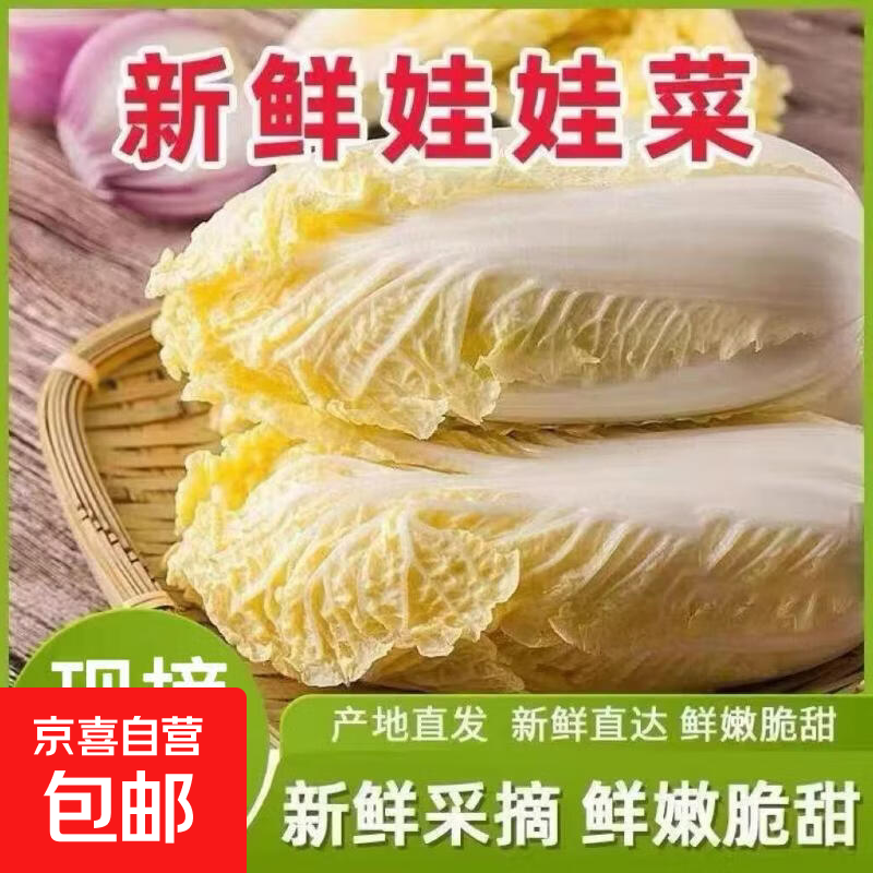 云南高原新鲜娃娃菜 娃娃菜 云南高山娃娃菜1*（3棵）*1包