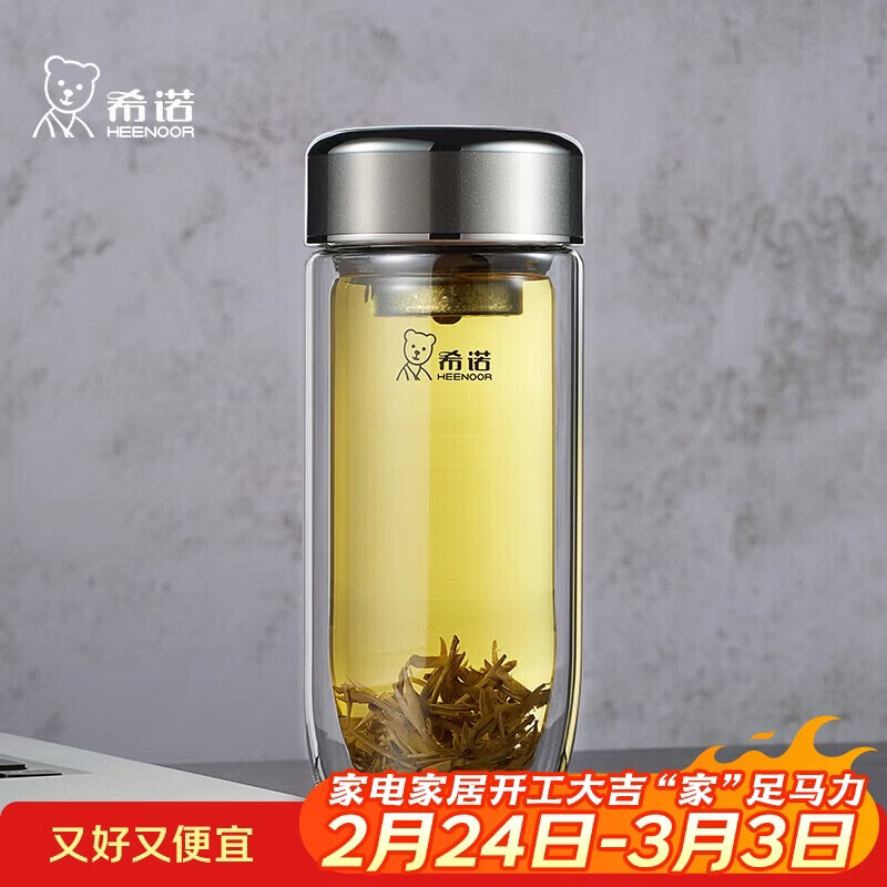 ϣŵ��heenoor������������˫�����͸��ˮ����ʿ�ߵ��ݲ豭��XN-1927��ɫ 410mL