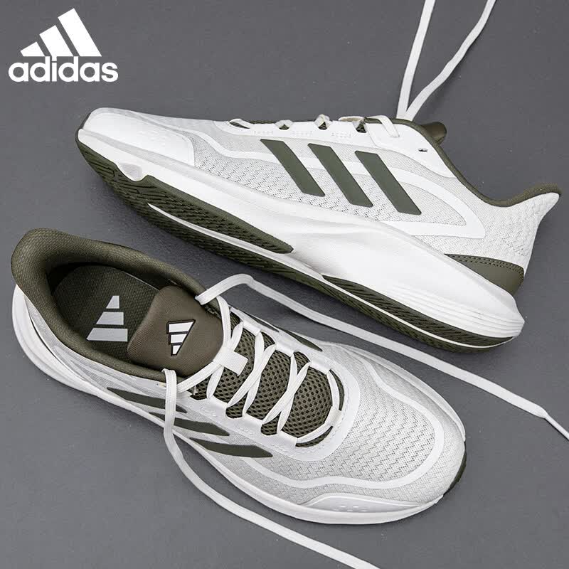 阿迪达斯（adidas）男鞋子2026夏季运动鞋男士减震训练跑步鞋新款网面透气旅游休闲鞋 JP9787【尺码偏大，建议拍小一码】 42