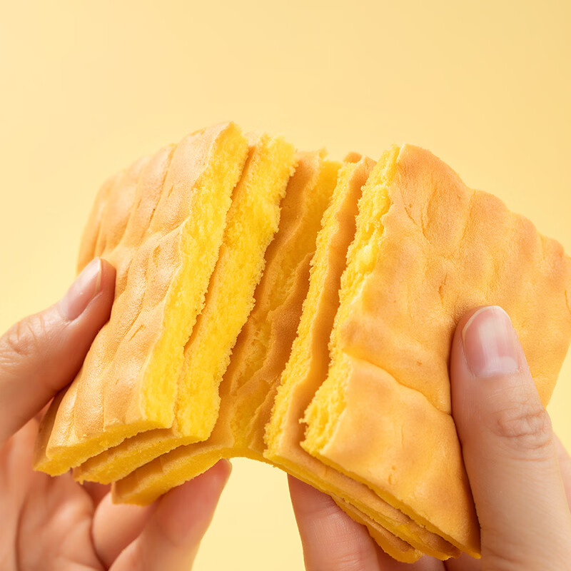 港荣【任选】营养早餐休闲食品办公室小吃手撕面包整箱 虎皮蛋糕400g 袋装