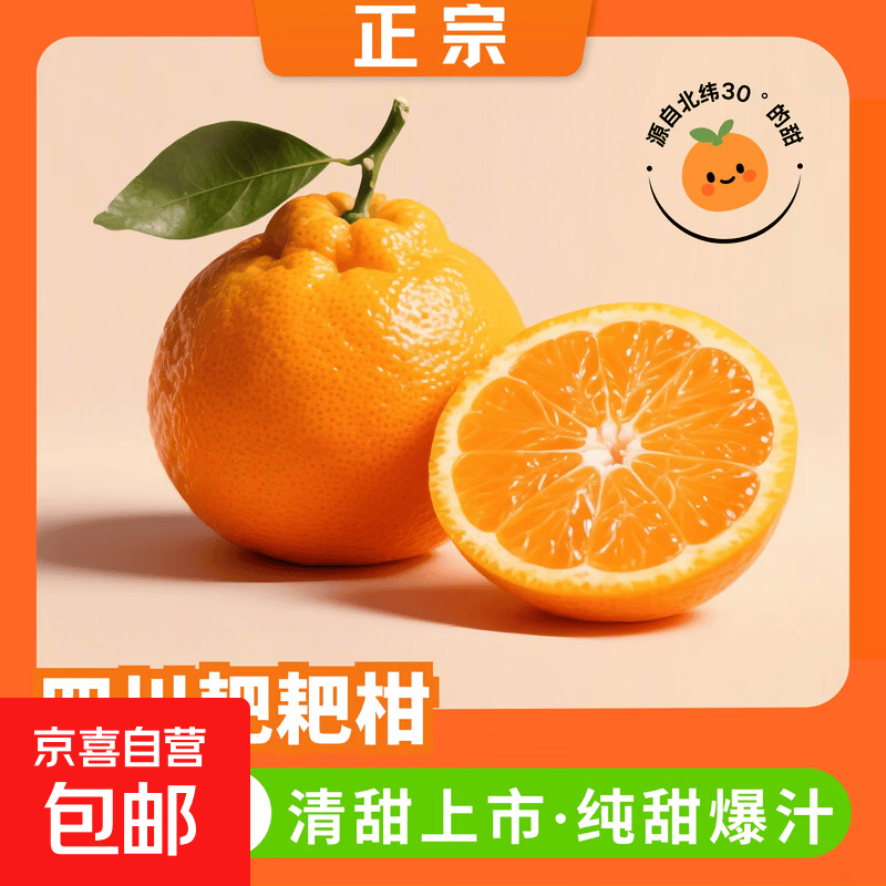四川发货耙耙柑正宗水嫩多汁新鲜现摘水果整箱净重发货足斤足两 【优选装】4.5-5斤耙耙柑