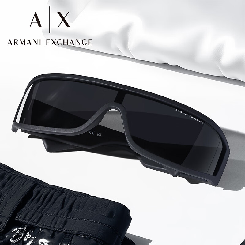 EMPORIO ARMANI阿玛尼太阳镜时尚潮流男士墨镜个性款0AX4153SU 0AX4153SU-836173亚光米色