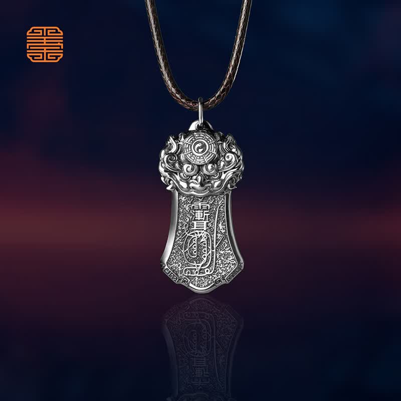玺匠金铺《足银瑞兽纳福》吉祥饰品 工艺品护身符吉祥挂件 家居饰品摆件