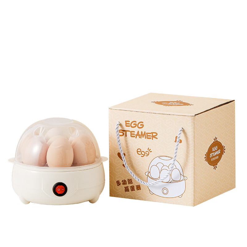 【直发】多功能迷你家用电蒸蛋器煮蛋机自动断电防干烧开业礼品实 双层 蒸蛋器双层(+量杯)含手提