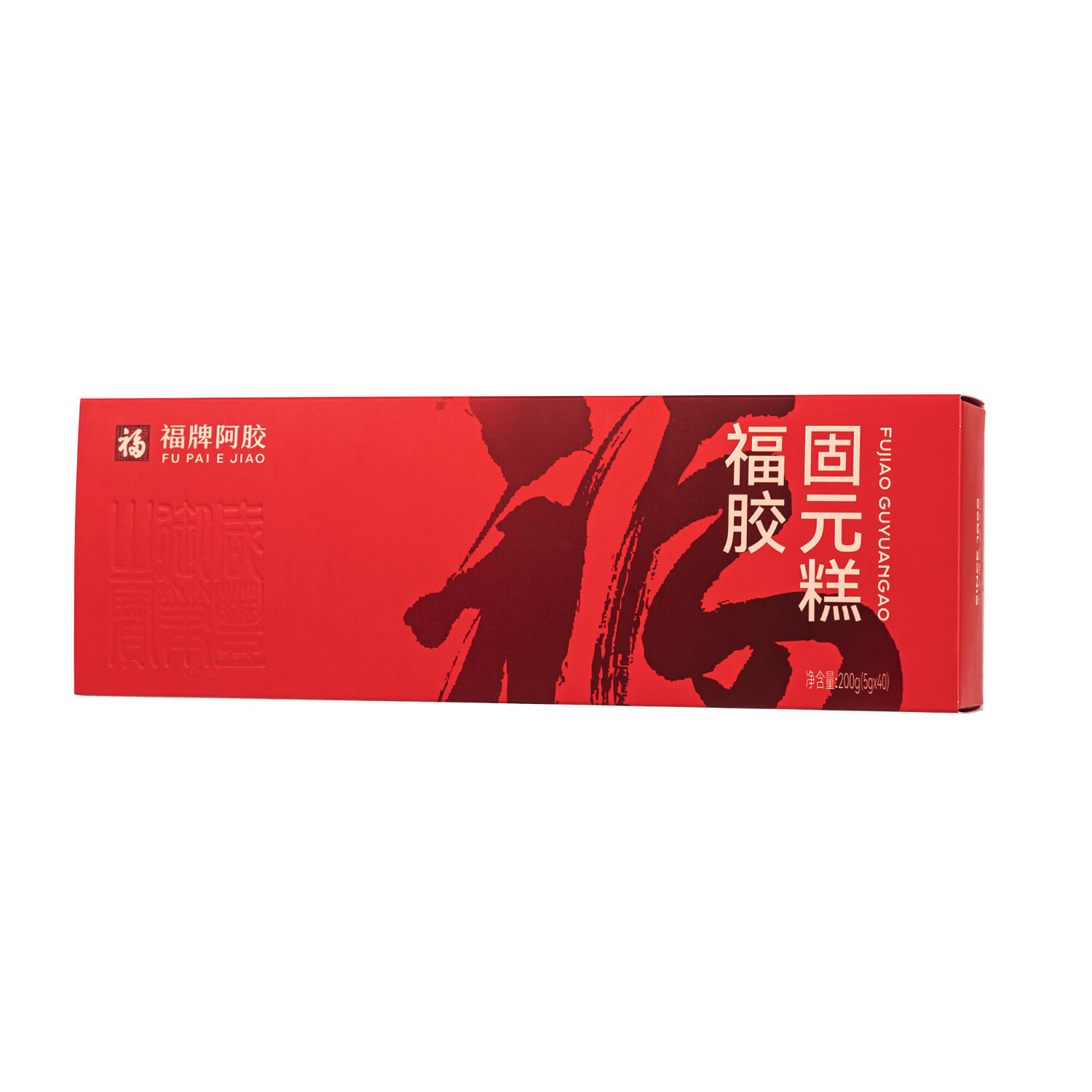 福牌阿胶 阿胶固元糕200g礼盒装送礼阿胶糕山东东阿镇送长辈母亲节礼物 200g*4盒 【送礼袋】