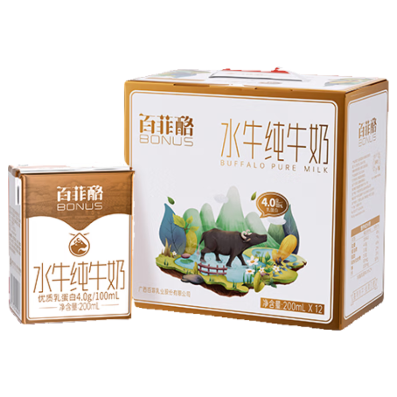 �ٷ��� 4.0gˮţ ����ש ��ţ�� �����鵰�� 200ml 12��    46Ԫ/������92Ԫ��