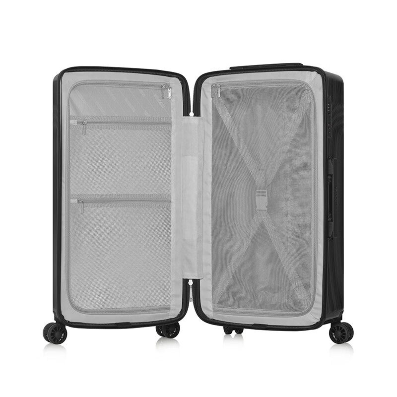 美旅(AMERICAN TOURISTER)新款上新时尚大容量拉杆箱登机箱密码锁密码箱26寸行李箱NA6*003 黑色 NA6*09003 26英寸