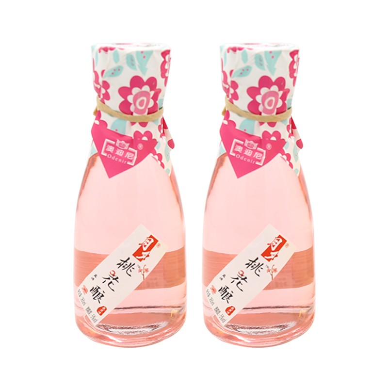 红动酒业澳迪尼月夕露酒系列 桃花酿 265ml*2 女士低度甜酒果味酒