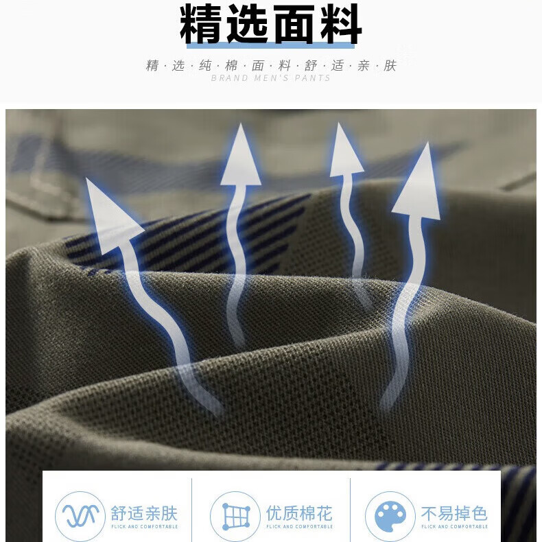 纯棉工装短裤男夏季宽松大码五分裤男士薄款运动休闲沙滩中裤潮流 520黑蓝色 2XL 【130-150斤左右】
