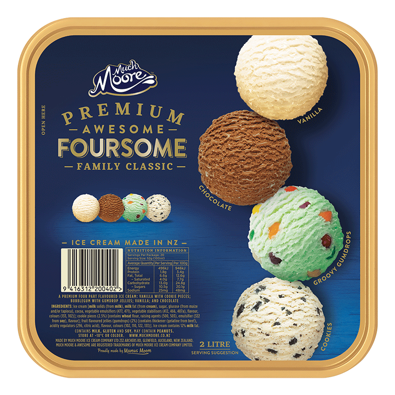 玛琪摩尔2L家庭装冰淇淋，口感细腻、多种口味选择