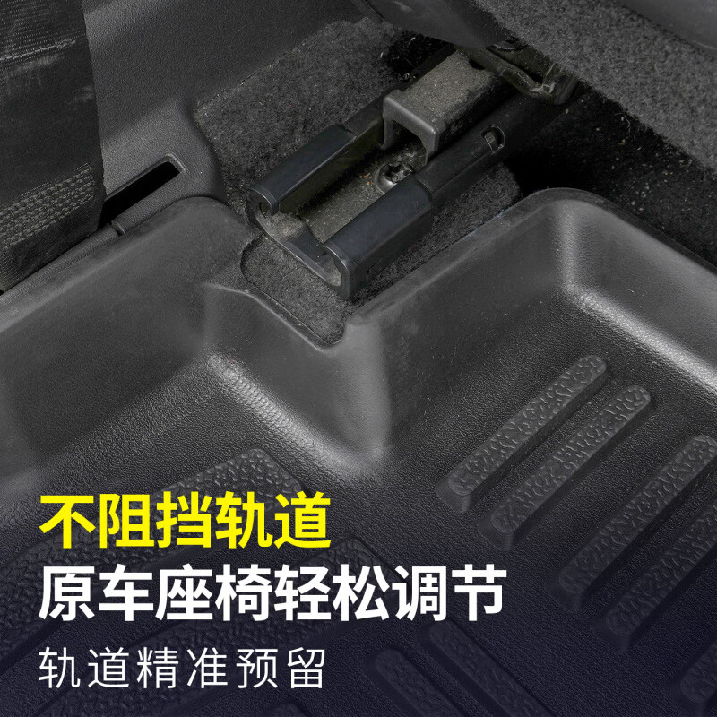 适用于20-25年领克06纯油/新能源脚垫地毯全TPE材质防滑无异味 【加料加厚TPE】脚垫+咖色星空毯 23-25年领克06新能源EM-P