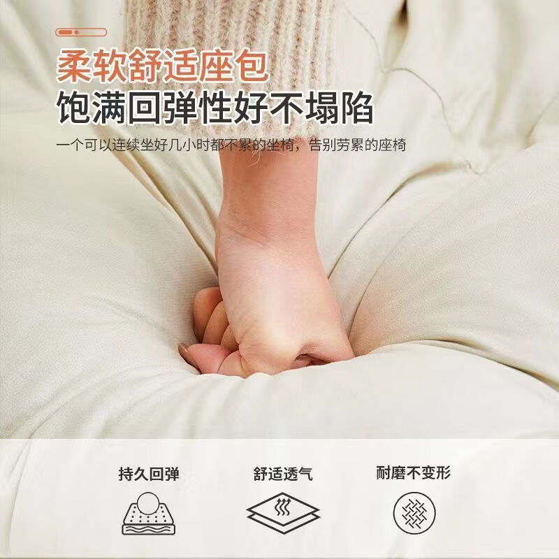 ZNMW懒人沙发单人舒适躺椅阳台客厅卧室沙发椅椅子电脑靠背椅家用休闲 * 深灰色 特高款+脚踏