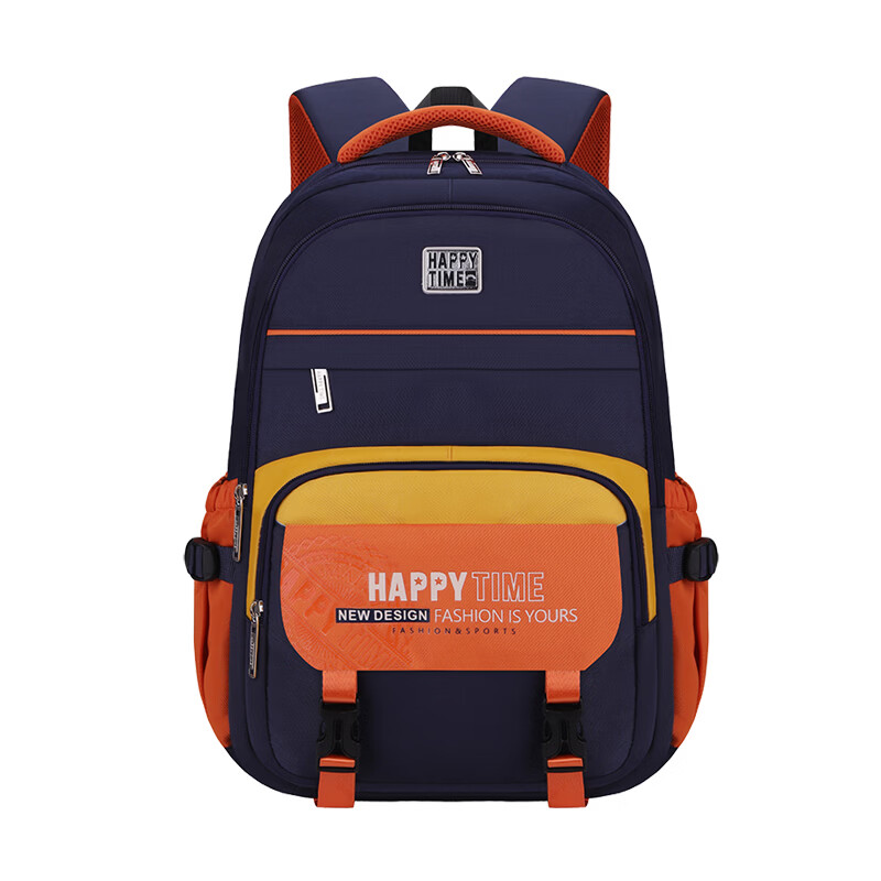 漫步时空书包 小学生1-6年级护脊书包男女孩大容量减负背包 5083 宝蓝色