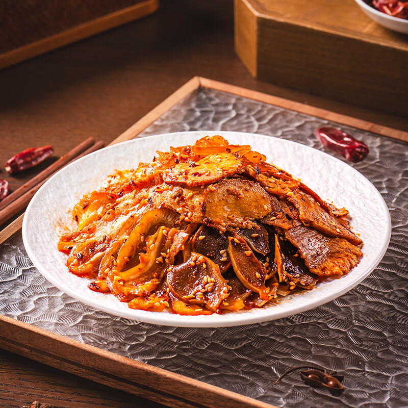 食伴餐邦四川红油夫妻肺片580g川式特色麻辣鲜香牛肚熟食小吃下酒菜预制菜