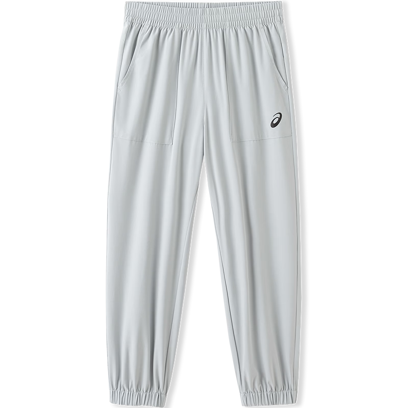 亚瑟士（asics）男女儿童26年夏季轻薄透气舒适四面弹运动防蚊裤 9022灰色 120