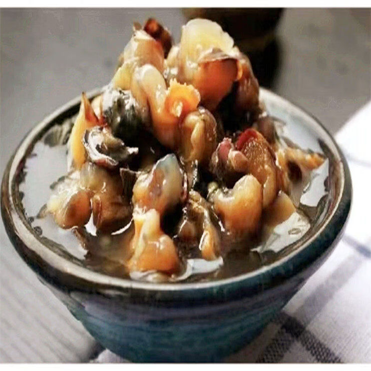 1瓶舟山海鲜产嵊泗原汁辣螺酱螺浆冷冻浆即食199瓶 1千克(净重) 中小颗粒螺酱1瓶装