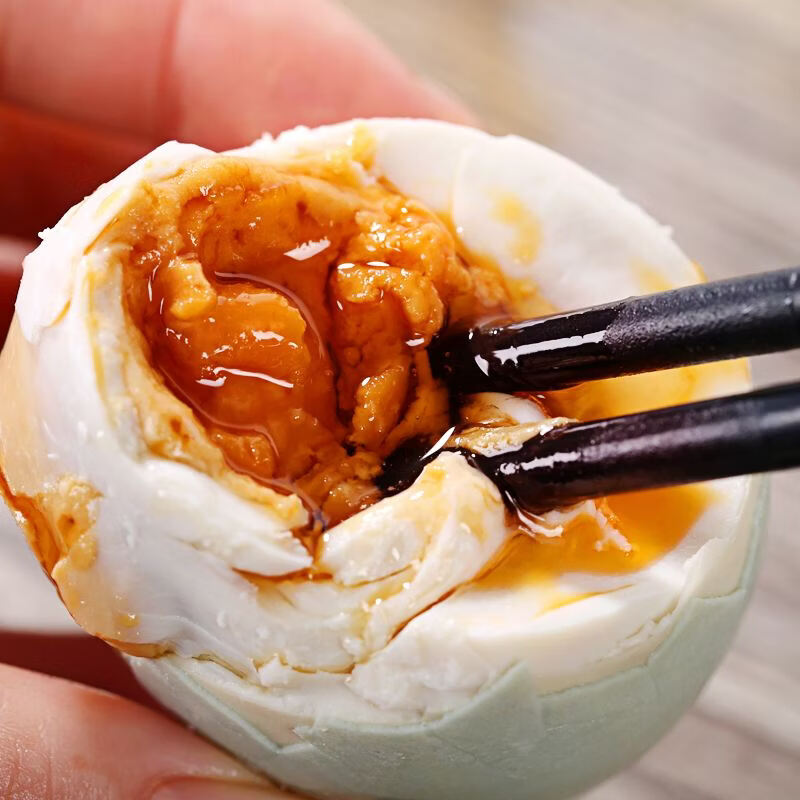 微山湖五香咸鸭蛋地标特产红泥腌不齁咸真空装60-70大蛋开袋即食 20枚礼盒装（1200-1400克）