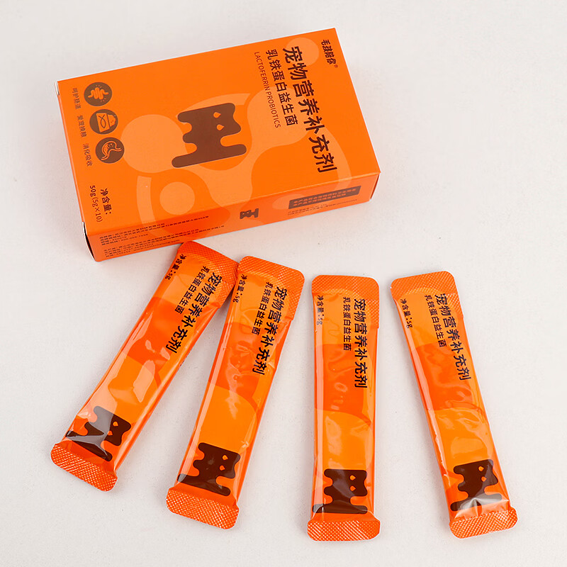 毛孩陪你猫咪乳铁蛋白益生菌 换粮调理肠胃消化不费劲 发育未成熟幼猫可用 【肠胃救星】乳铁蛋白益生菌 50g*1盒