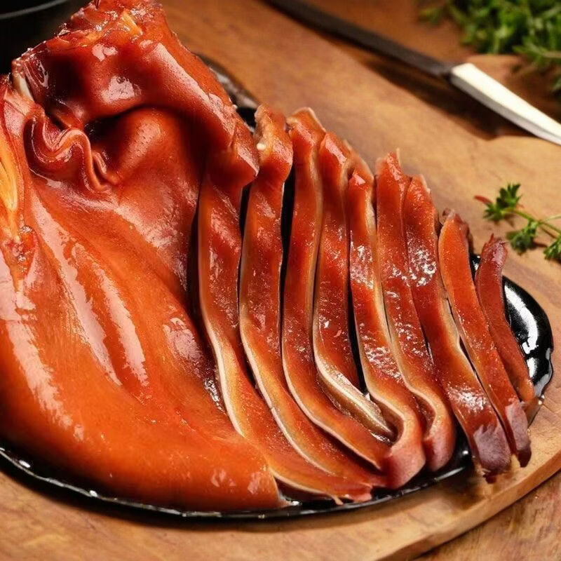 正宗酱卤五香猪耳整只卤味熟食真空装开袋即食下酒菜五香猪头肉 整只200g*1袋