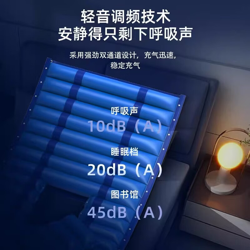 康立普（CANLIPE）气垫床医用防褥疮专用老人久躺神器医用同款一体自动翻身充气床垫 【加宽款】1米5宽度+免翻身+睡眠气泵+送换洗床罩