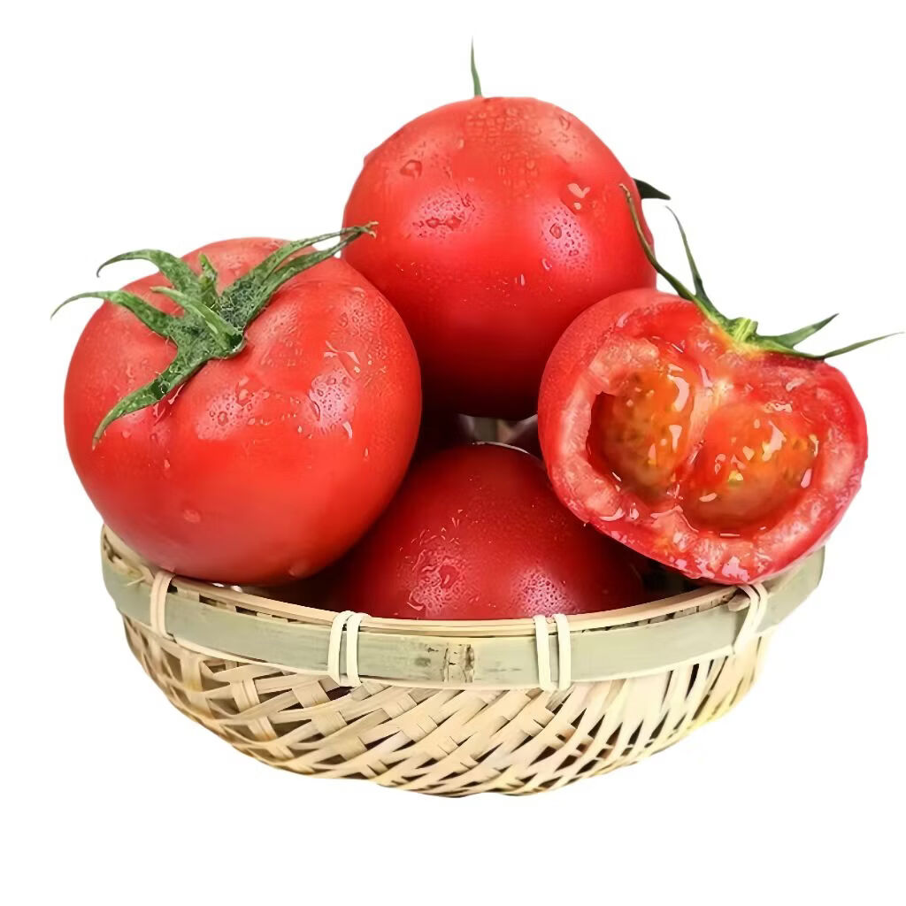 果鲜巢陕西泾阳普罗旺斯水果西红柿自然成熟沙瓤番茄当季新鲜蔬菜4.5斤 普罗旺斯水果西红柿 5斤 净重4.5斤 小果70克以上