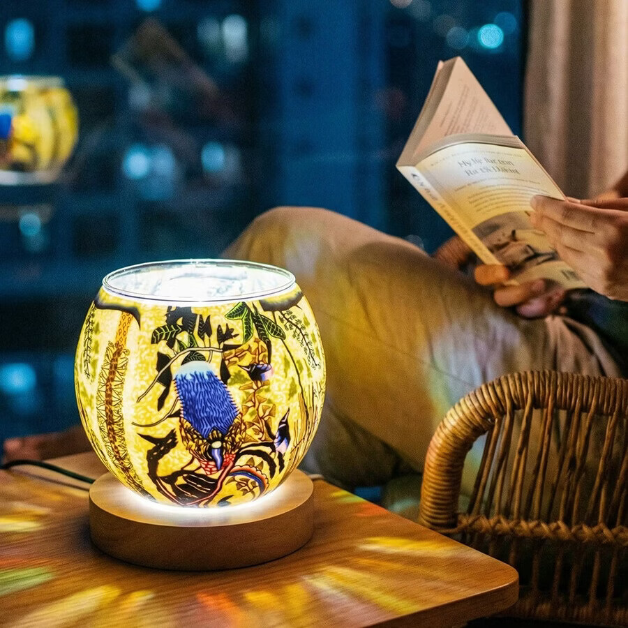 手工软陶艺术品纯手工制作软陶蜡烛灯杯烛台桌面摆件艺术文化摆件 005