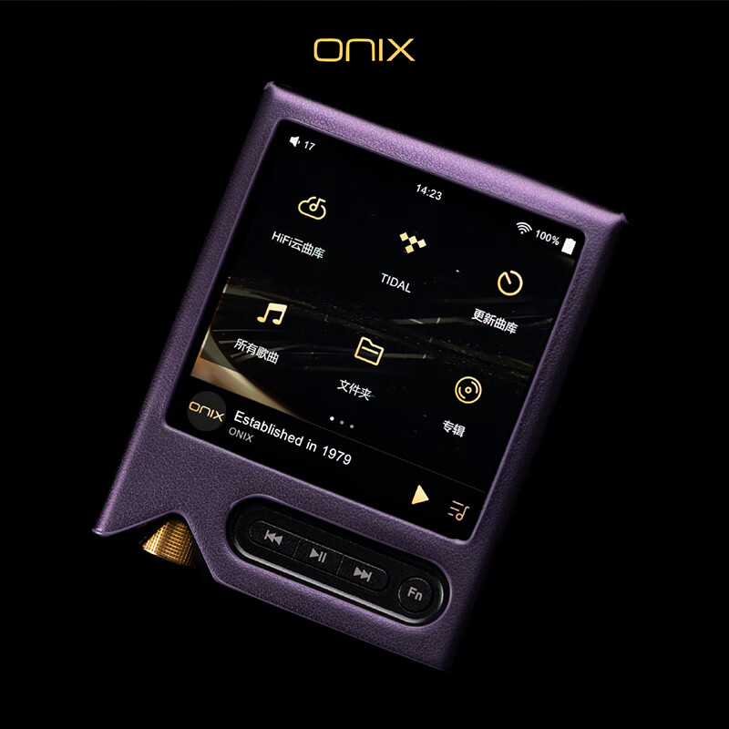 ONIX欧尼士 ONIX Tocata XM2无损音乐HIFI播放器磁吸便携式纯音蓝牙MP3/MP4随身听 紫色专用皮套