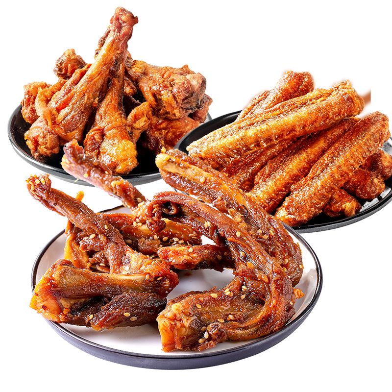 陈阿炳主播鸭架风干鸭翅根鸭翅中零食夜宵充饥福建三明zb 原味组合鸭架+鸭小腿+鸭翅中