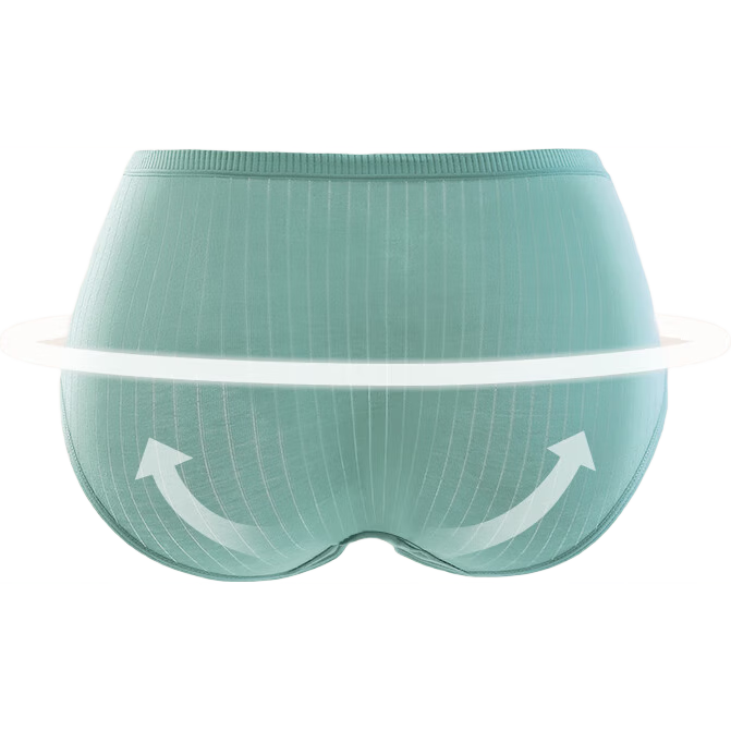 简约棉质内裤女棉抑菌内档舒适透气亲肤中腰抗菌少女女士三角裤 2条装-随机颜色 L （100-125斤）