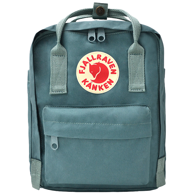 FJÄLLRÄVEN 北极狐 Kanken Mini系列 男女款休闲运动双肩包 23561-664 霜绿色 7L