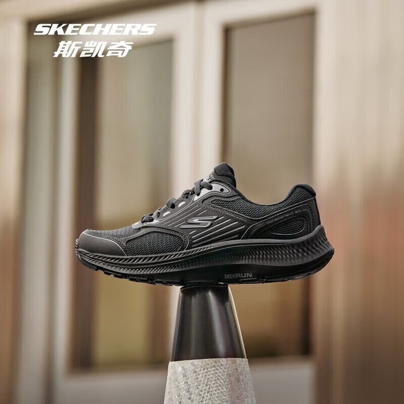 ˹���棨Skechers��ĺ��Ьح�¿�ŮЬ���г������ʳ����ܲ�Ь ȫ��ɫ/BBK 36    238Ԫ
