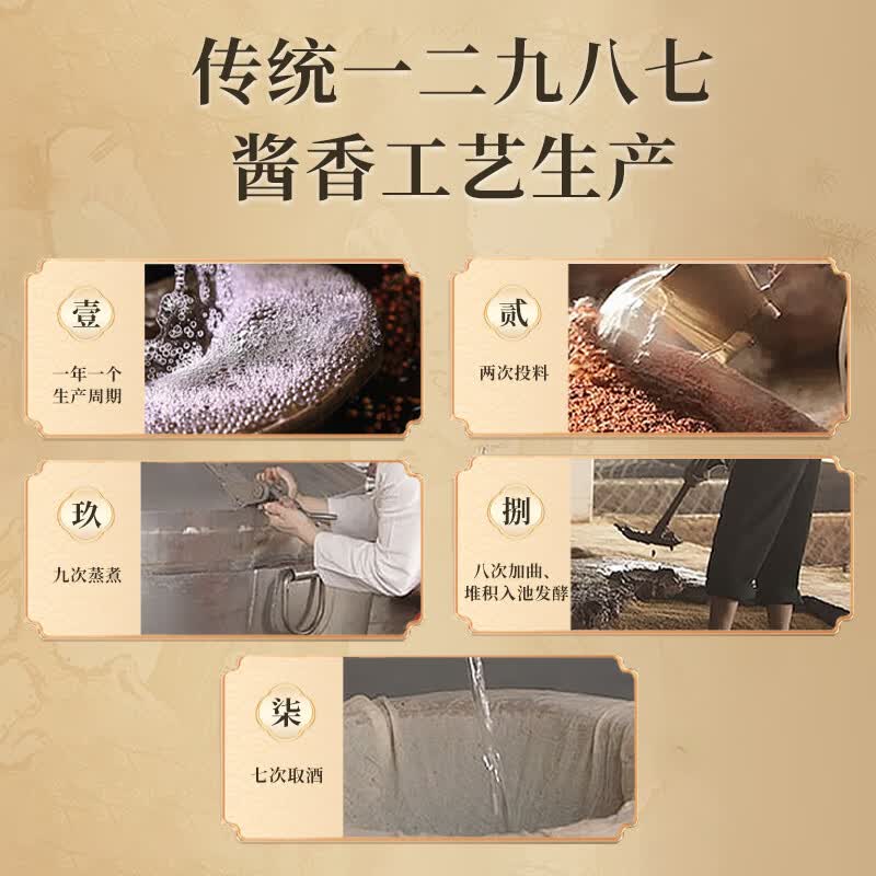 卧龙池酱香型白酒单瓶装 每滴6年以上窖藏 100%大曲坤沙纯粮食酱酒53度 53%vol 500mL 1瓶