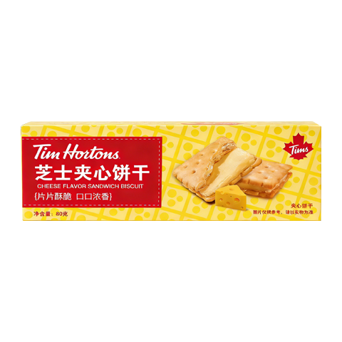 Tim HortonsTims芝士夹心饼干80g/盒