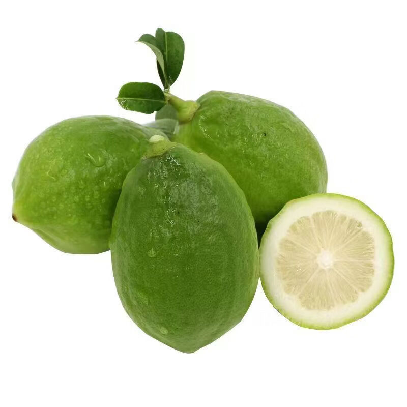 正宗广东香水柠檬应季新鲜水果无籽多汁奶茶店必备一级现摘青柠檬 5斤(15-26个一级果)