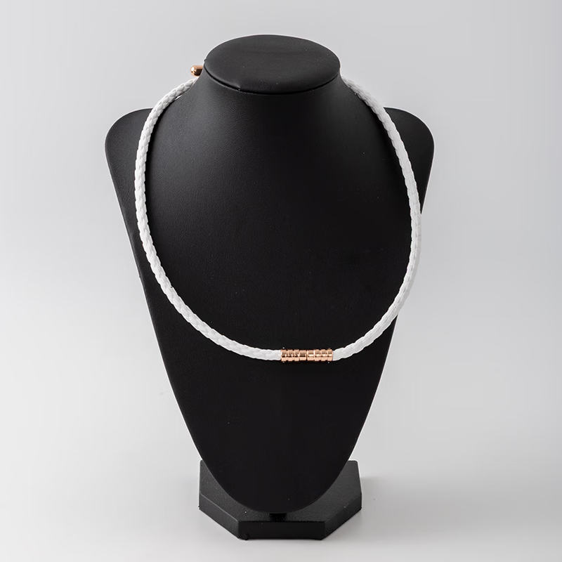 Clavis韩国进口磁力保健手环舒缓关节酸痛改善血液循环日常养护佩戴手环 Clavis玫瑰金白色项链 京东折扣/优惠券