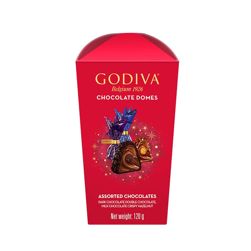 �����Godiva���������ɿ��� 12��120g ������ʳ �ǹ�������  �������� ����� 77.9Ԫ