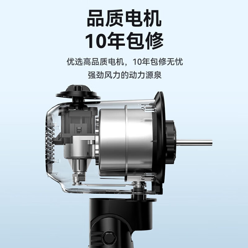 美的（Midea）电风扇家用大风力落地扇 高度可调远距离强劲风力 卧室客厅定时轻音节能风扇 户外循环摇头送凉风 【升级二级能效】35cm扇叶