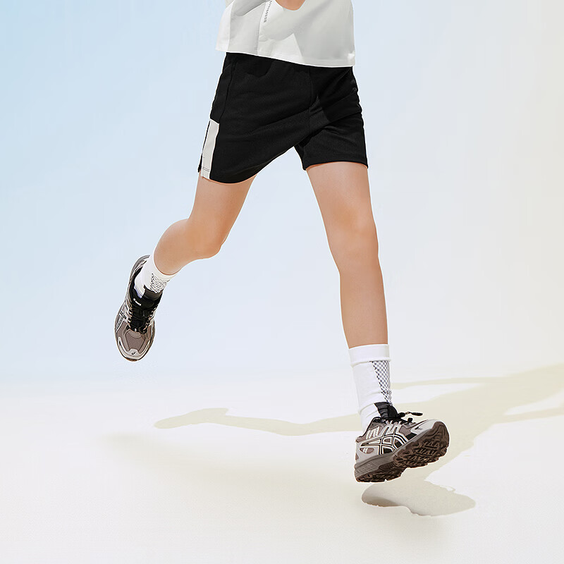 ��ɪʿ��asics����ͯ26���ļ��¿���ʪ�ٸ��˶�Բ���ᱡ͸��T�� ��ɫ-�̿� 170 49Ԫ